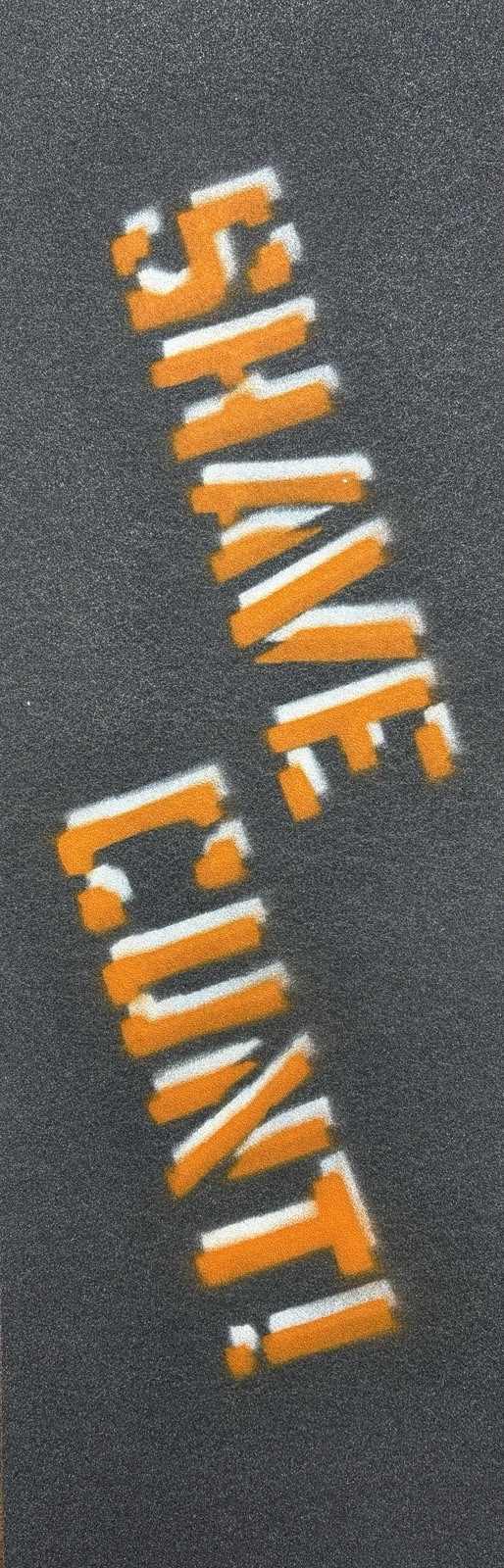 Grip Tape Parody Orange On White