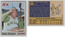 1970 Topps High # Dave Duncan #678