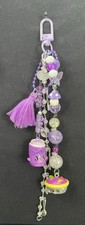 Shopkins Junk Charm Bag Charm Keychain - Queen Of Tarts And Fizzy Pop