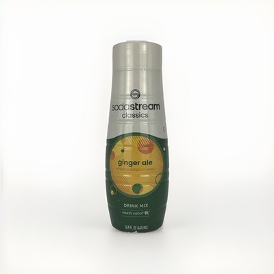 SodaStream Classics Ginger Ale 14.9 oz. Sparkling Drink Mix Soda Stream Makes 9L