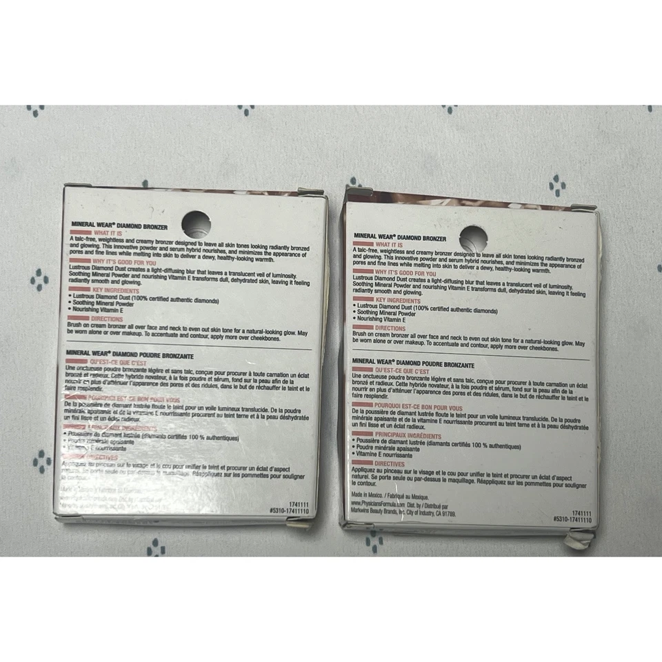 Physicians Formula Mineral Wear Diamond Bronzer Deep Bronze Gem 2-Pack 1741111 - Image 2 of 4