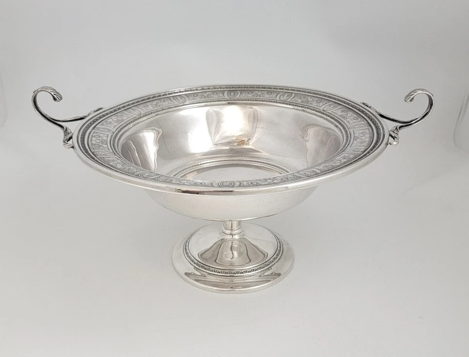 Cuenco central de plata esterlina Wedgwood de International Silver Co. Foto 2 de 4