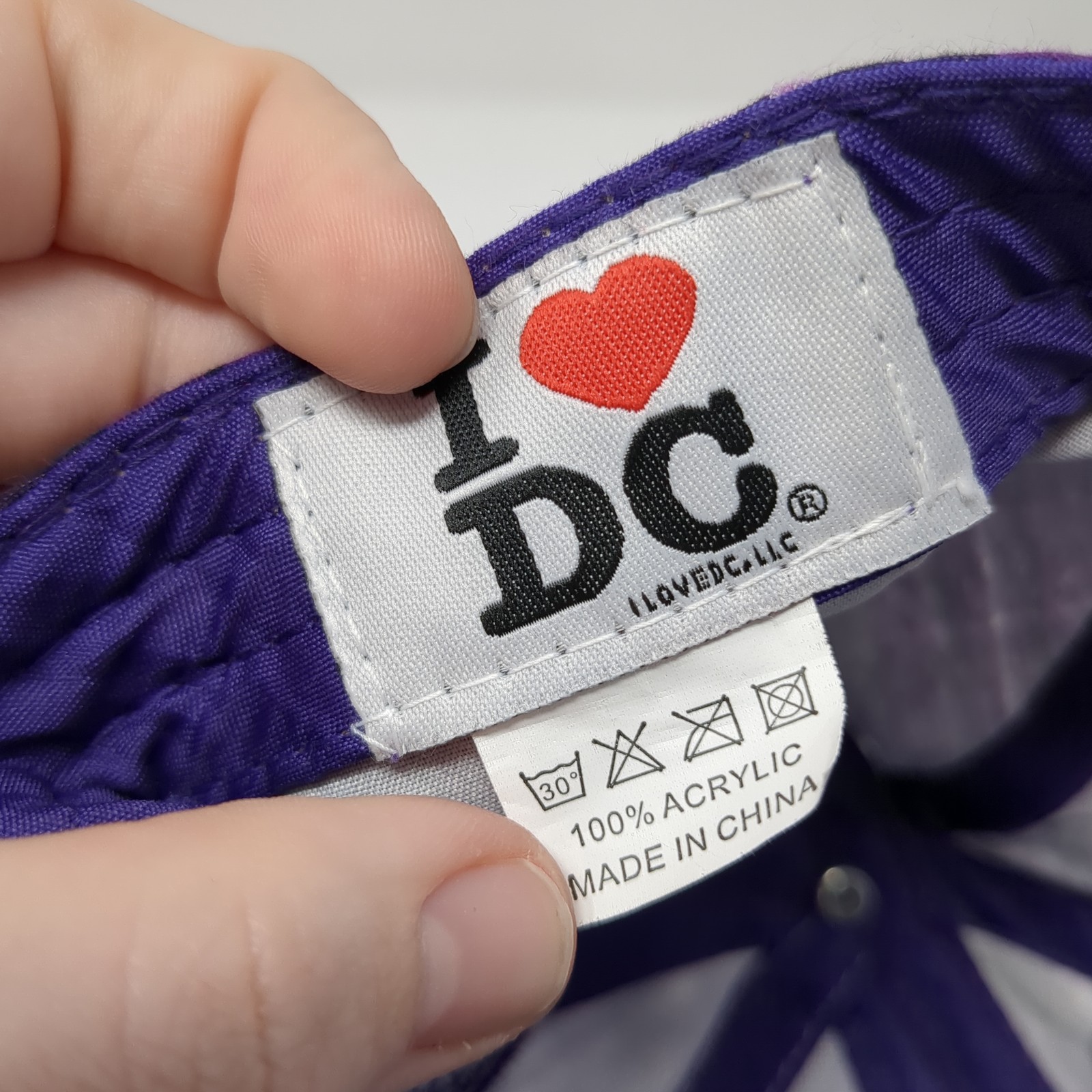 Wahington DC Strapback Baseball Cap Multicolor On… - image 8