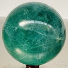 4360G Natural green fluorite Quartz Sphere Crystal Energy Ball Reiki Healing — photo 3