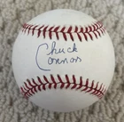 Chuck Connors Signed ONL Baseball BAS Authentic Auto The Rifleman MLB NBA Actor