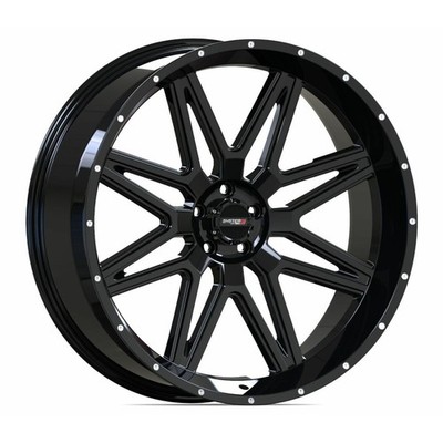 System 3 ST7 WHEEL 24X9 5+4 (0MM) 4/137 GLOSS BLACK 24S3-7137