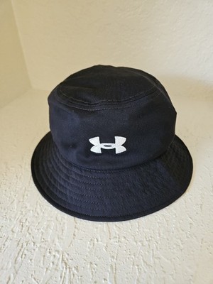 Black Mens Under Armour Hat Bucket Gangster 