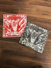 ROB ZOMBIE Great Satan LP Print Bundle Vinyl New Iex Ltd Swirl 'd 12x12 Print