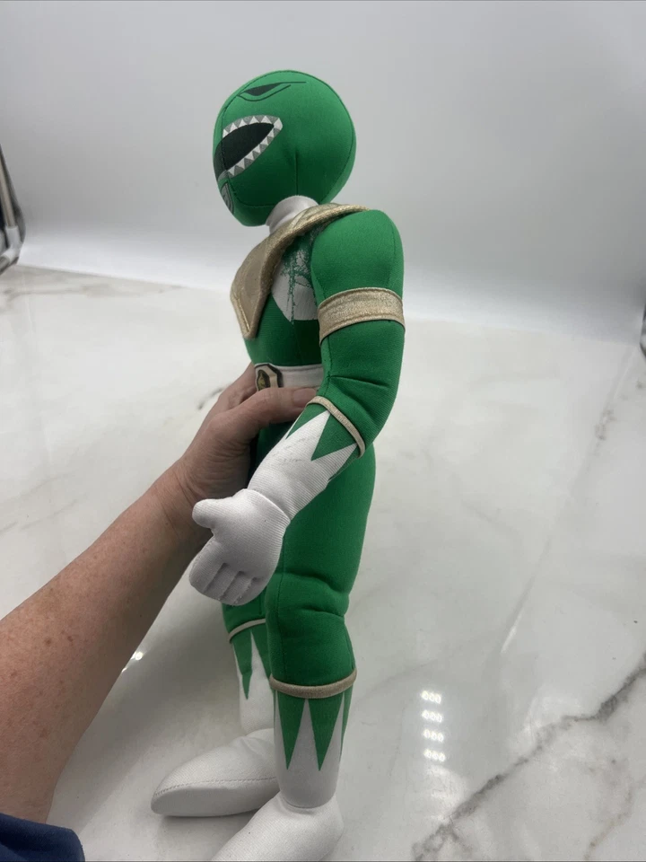 Vintage Mighty Morphin Power Rangers 1994 Plush Green Ranger Tommy 17” - Image 4 of 4