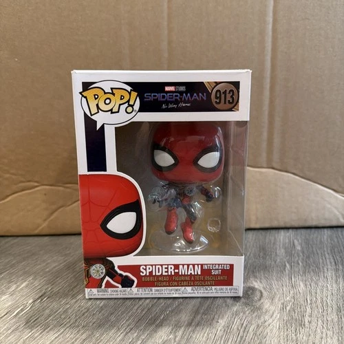 Funko Pop! Movies: Spider-Man: No Way Home - Spider-Man Integrated Suit Vinyl...