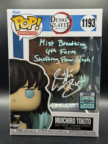 Funko Pop! Demon Slayer: Kimetsu no Yaiba - Muichiro Tokito - #1193 Signed COA