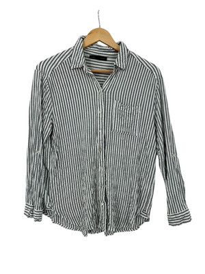 Jane and Delancey Button Up Shirt Blouse Top Womens L Corpcore Business Office