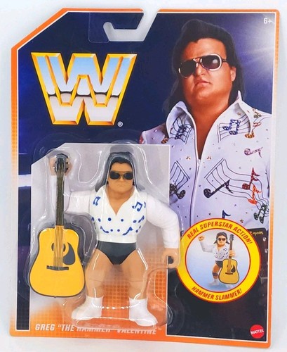 WWF WWE Mattel Retro Greg the Hammer Valentine  Ac...