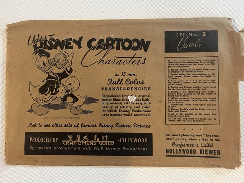 VTG RARE Disney Craftsmen’s Guild 35mm Color Transparencies Free Shipping A2 - Picture 7 of 13