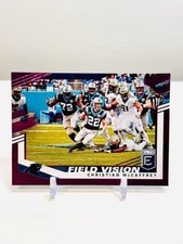 Christian McCaffrey 2020 Elite Field Vision Purple #/75 Panthers CMC 49ers