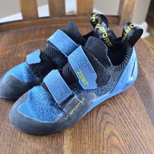 Womens Zenit La Sportium Climbing Shoes US Size 7 Blue Black Hook/Loop Closure