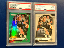 2024 PANINI (PRIZM) WNBA GREEN PRIZM #126 KATE MARTIN PSA 7/8