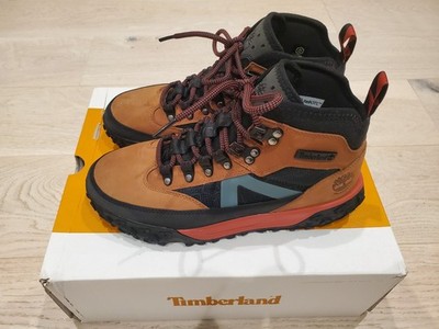 Timberland Greenstride Motion 6 Waterproof Mid Rust Nubuck Boots Mens Size 8