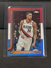 2025-26 Topps Chrome - Kris Murray #217 Red White & Blue Refractor