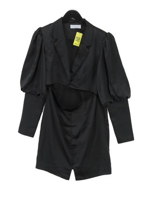 EI8TH HOUR A-Linie Midikleid UK10 in Schwarz