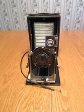 Antique Kodak Eastman Premo No. 8 Camera w/ Shutter Release PARTS/REPAIR ~VIDEO