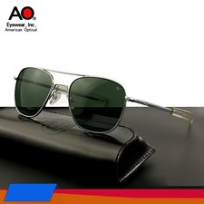 Ao Aviation Sunglasses Men Original Case Cleaning Cloth American Optical Glass
