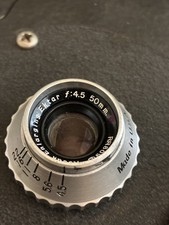 Vintage Kodak Enlarging Ektar 50mm f/4.5 Lens on Enlarger Lensboard