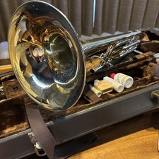 BACH Stradivarius Model 42 Tenor Bass Trombone Professional Used With Hard Case
