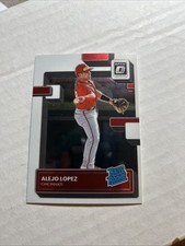 Alejo Lopez Base Rated Rookie RC 2022 Donruss Optic Card #92 Cincinnati Reds