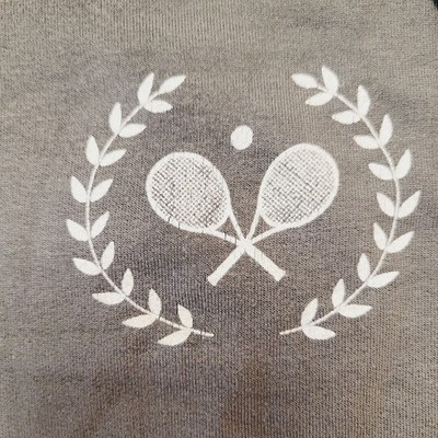 good hYOUman Sweatshirt Womans XL Sherwood Green Bridget Raquet Club Jersey New