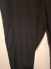 Euro Boutique Woman Straight Leg Stretch Ponte Black Pants Size 16  — photo 3