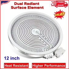 Upgraded WB30T10130 Range 12" Dual Haliant/Radiant Surface Element Fit For GE