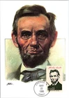 S08-7301, PRESIDENTS OF USA, ABRAHAM LINCOLN, MAXIMUM CARD FDC