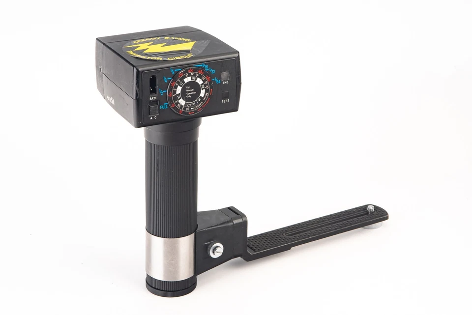 Unidad de manija de flash de cámara electrónica Sunpak Auto 511 con cable de alimentación V23 Foto 4 de 4