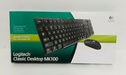 Logitech MK100 Classic Desktop Keyboard + Mouse