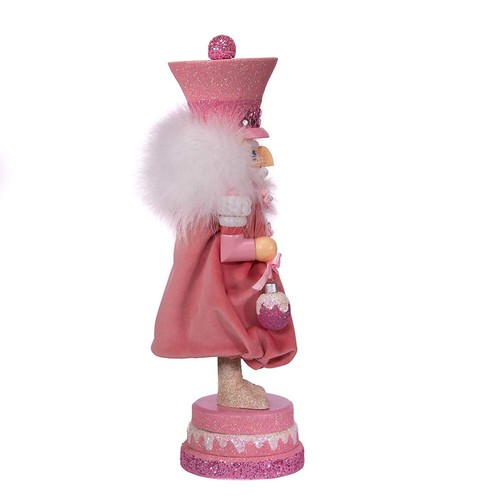 15-Inch Hollywood Pink Sweet Soldier Nutcracker - Picture 3 of 7