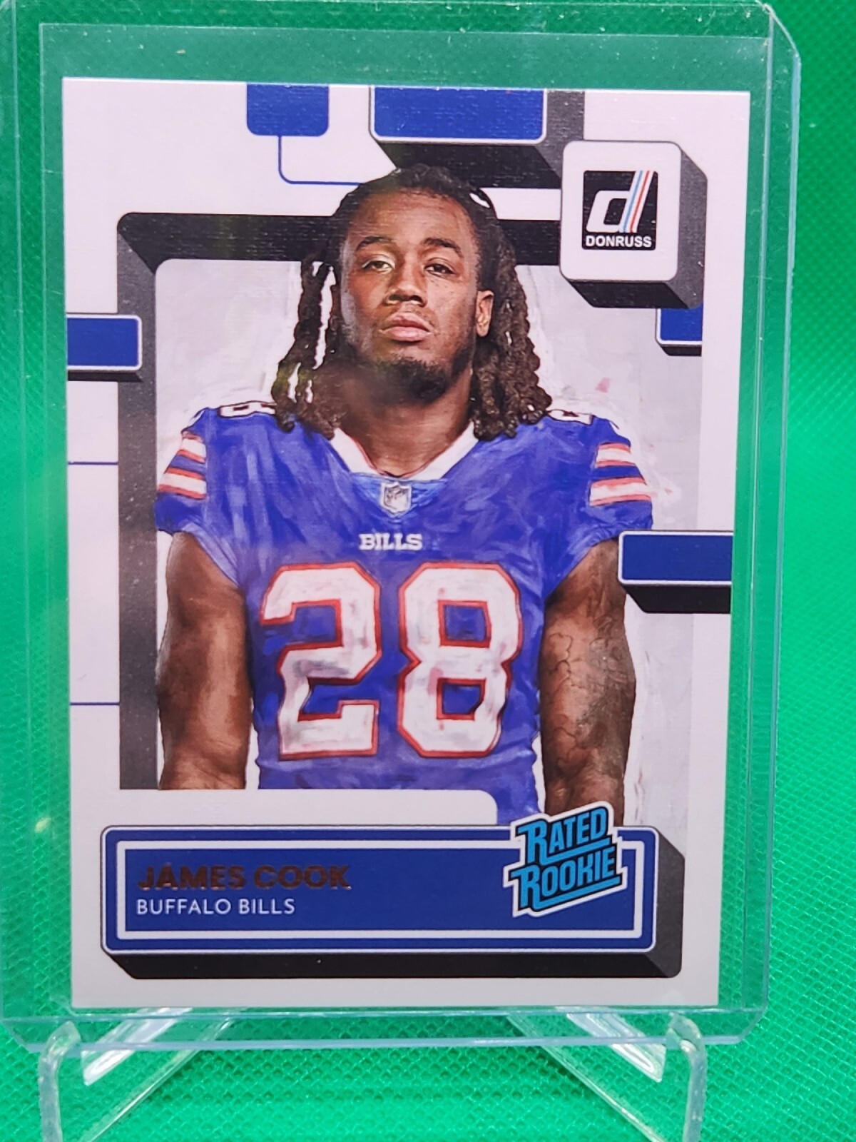 2022 Panini Donruss James Cook Rated Rookie Portrait Insert Buffalo Bills #315