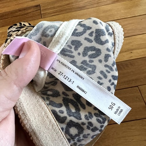 Comfort Choice Animal Print Front Closure Wireless Bra Size 50G - Picture 6 of 7