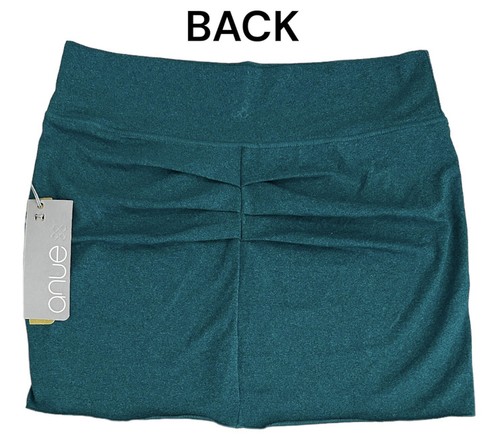 NWT ~ NIRVANA ANUE Knit Stretch Skirt GREEN ~ (Junior ) Size X-Small - Picture 2 of 6