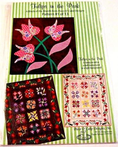 Tulips In The Park #1 of 13 Quilt Pattern by Piece O' Cake Designs - NEW - Picture 2 of 4