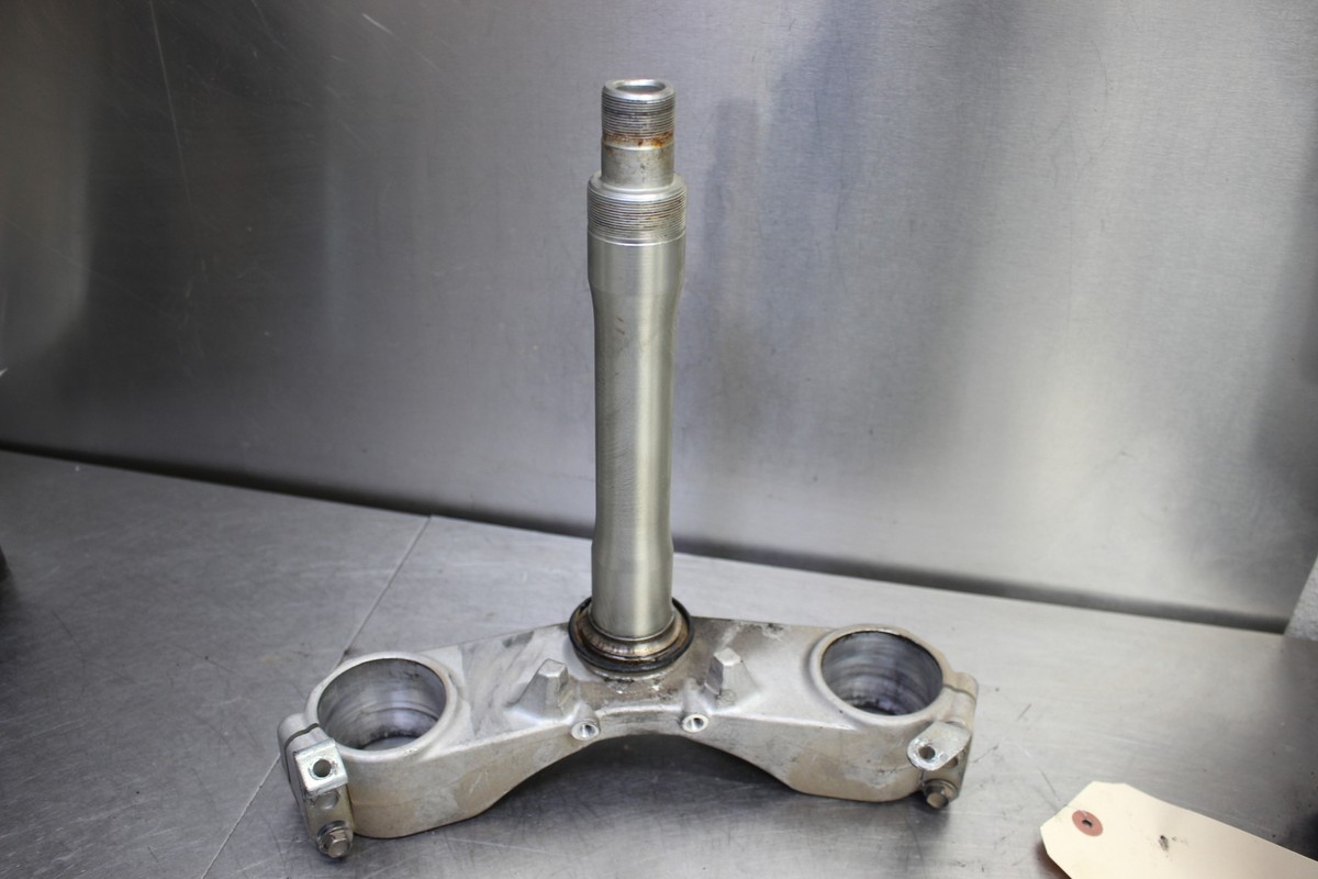 06-11 Ninja ZX14 ZX-14 Lower Triple Tree Clamp Steering Stem | eBay