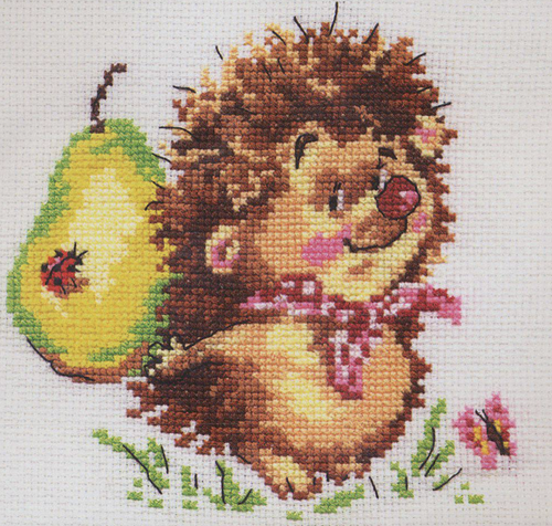 Hedgehog 0-02 Alisa Counted Cross-Stitch Kit - 第 1/2 張圖片