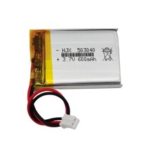 3.7V 600mAh 503040 Li-ion Polymer Rechargeable Battery for MP3, MP4