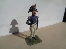 Stadden, Napoleonic French general, painted 54mm lead figure