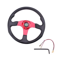 RASTP 13” 340mm Universal 6 Bolt Racing Drifting Sport Steering Wheel Aluminum