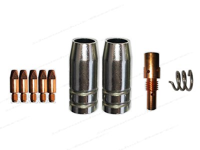 Verschleißteile set MB 25/250 m6 1 boquillas electricidad gasdüse inyectores bastón MIG/MAG Verschleißteile set MB 25/250 m6 1 boquillas electricidad gasdüse inyectores bastón MIG/MAG