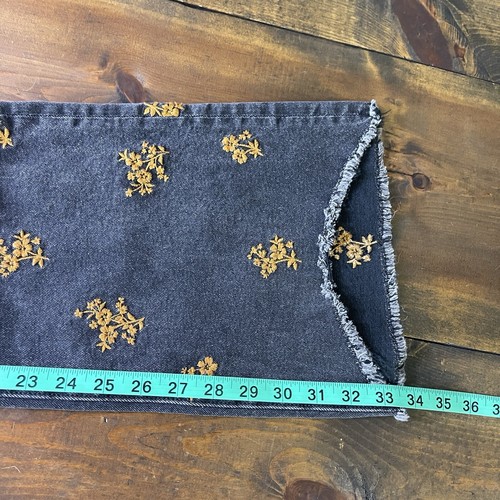 Driftwood Eva bootcut jeans ricamato rame quadrifoglio donna taglia 30 x 33 nuovo con etichetta - Foto 13 di 15