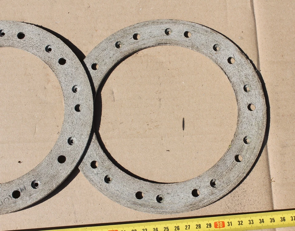 正品 MOSKVITCH 408 412 2140 CLUTCH DISK FACING FRICTION LINING 2 件 苏联 全新 — 第 4/4 张图片