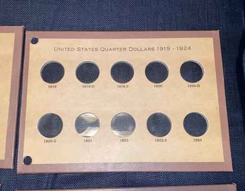WAYTE RAYMOND US Quarters 4x Pages #370A, 370B, 370C, 370D (1916-1930S) - Picture 6 of 6