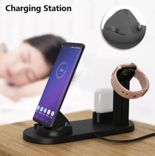 Willstar 3 in 1 Wireless Charger , Fast Charger Pad Stand Charging Station Dock